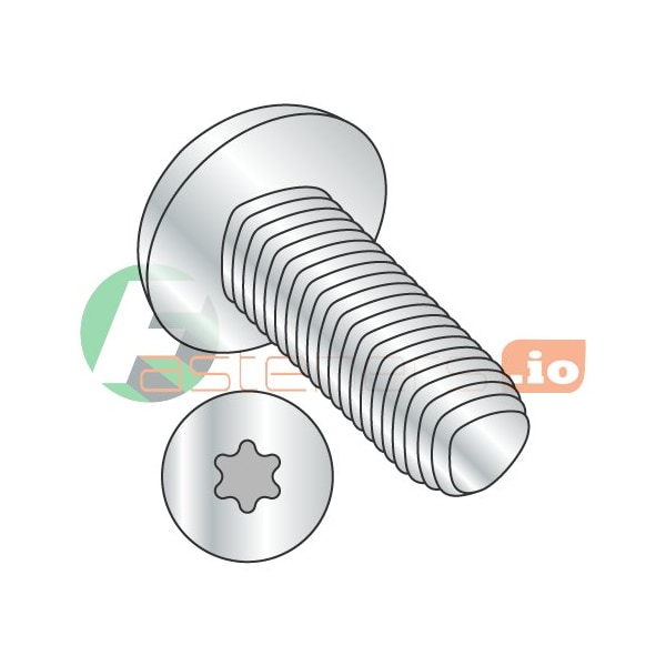 Newport Fasteners Thread Forming Screw, M6-1.00 x 10 mm, Zinc Plated Steel Pan Head Torx Drive, 500 PK 934514 - main